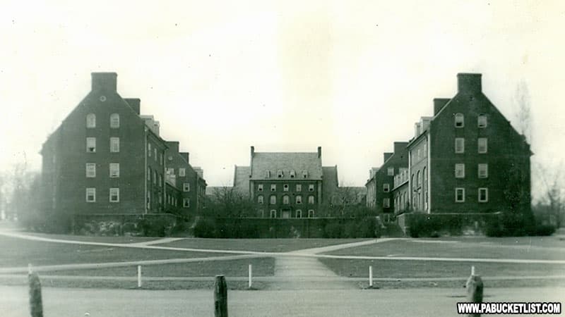 West Halls at Penn State in the 1940s.