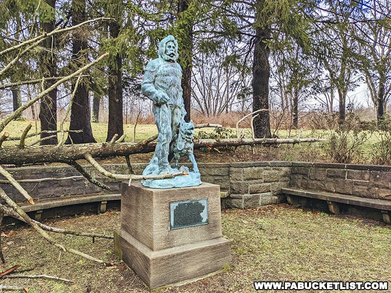 Visiting the Admiral Peary Monument in Cambria County