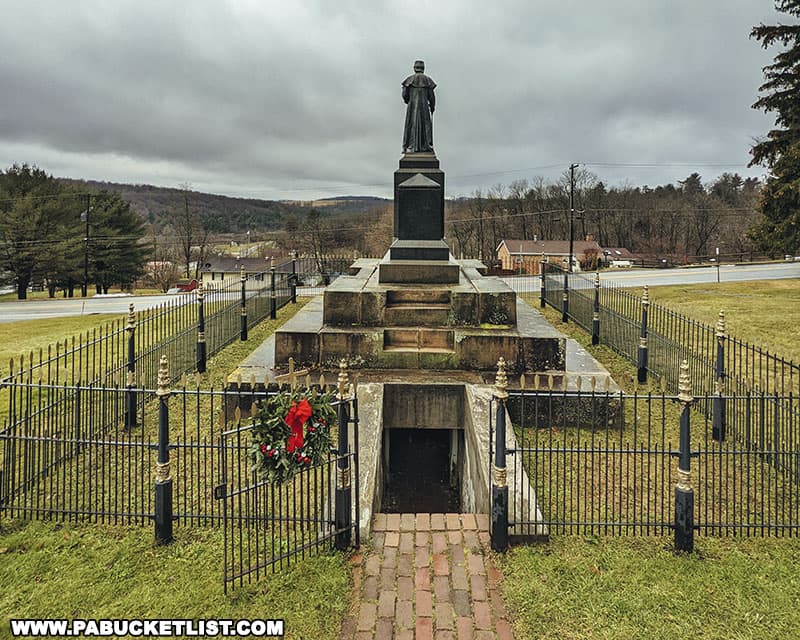 Visiting Prince Gallitzin’s Crypt in Cambria County