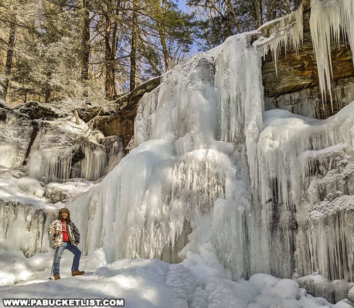 Exploring Dutchmans Run Falls in McIntyre Wild Area