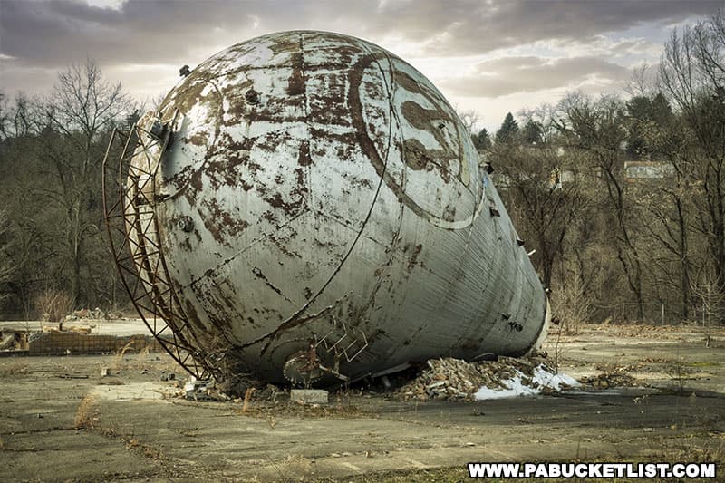 The abandoned Westinghouse Atom Smasher near Pittsburgh, PA.