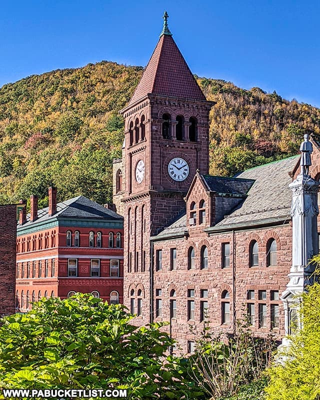 The Carbon County Courthouse in Jim Thorpe, PA.