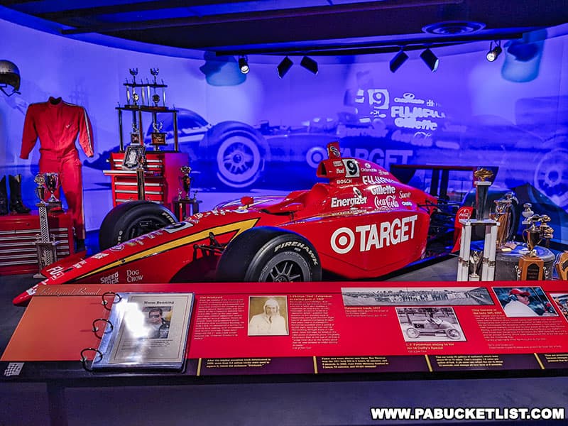 Indy 500 winning race car owned by Western PA native and racing team owner Chip Ganassi.