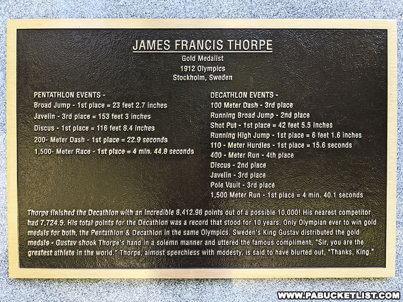 Jim Thorpe 1912 Olympics accomplishments.