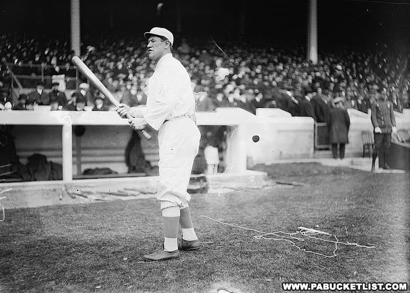 Jim Thorpe playing professional baseball.