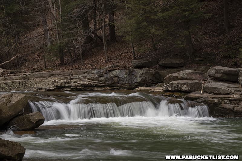 Buttermilk Falls in Armstrong County Pennsylvania.