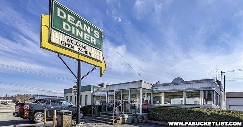 Dean's Diner along Route 22 in Indiana County, PA.