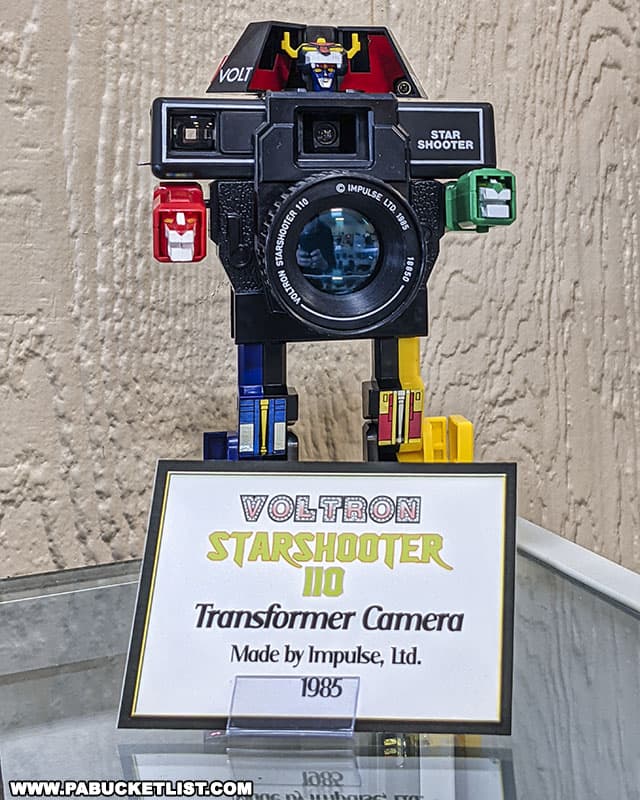 Vintage Voltron camera on display at the Isett Heritage Museum In Huntingdon County Pennsylvania.
