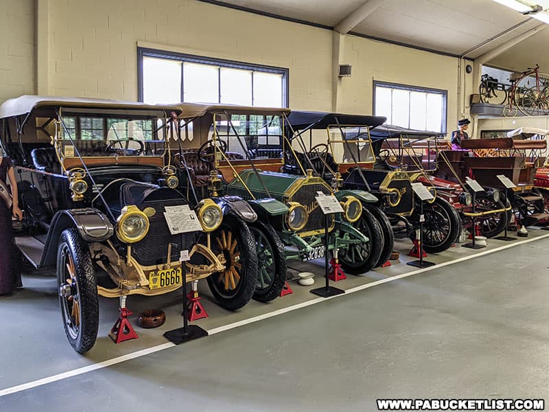 The Swigart Auto Museum collection contains automobiles and carriages dating back to 1896.