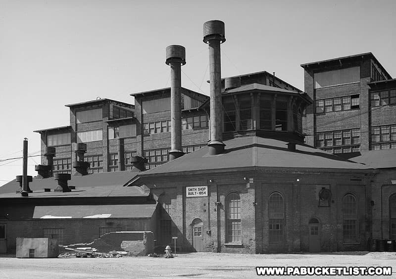 Cambria Iron Works in Johnstown Pennsylvania.