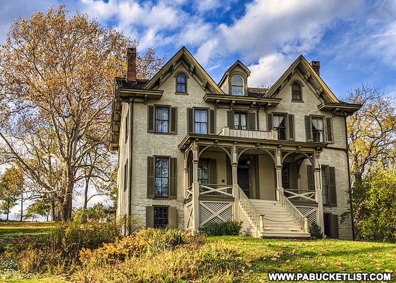 Front of Centre Furnace Mansion in State College PA.