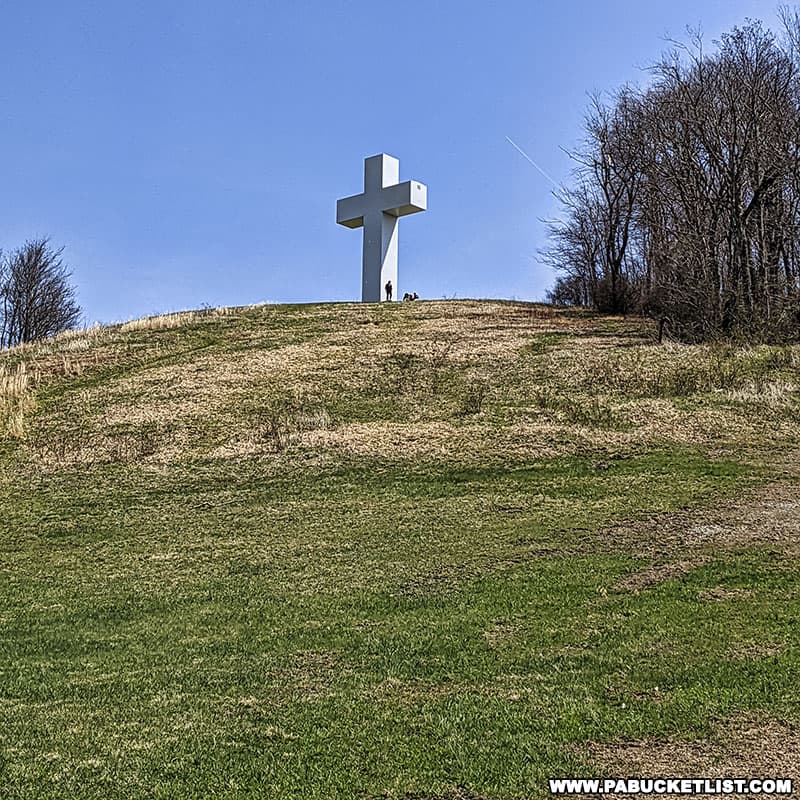 Jumonville Cross on Dunbar's Knob in Fayette County Pennsylvania.