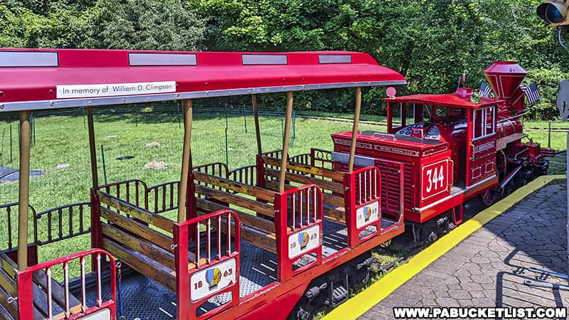 Train at the Erie Zoo in Erie Pennsylvania.