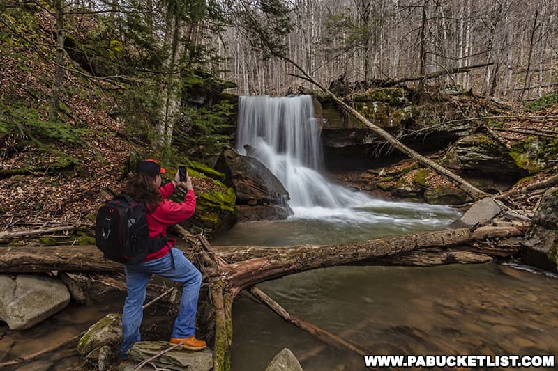 Exploring Emerald Falls in the Loyalsock State Forest
