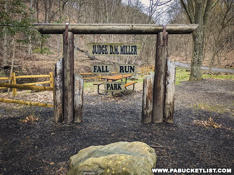 Fall Run Park near Pittsburgh is also known as the Judge Miller Nature Reserve.