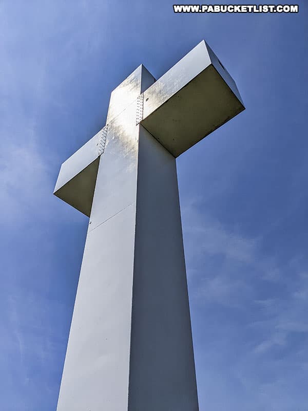 Jumonville Cross in Fayette County is the tallest cross in Pennsylvania