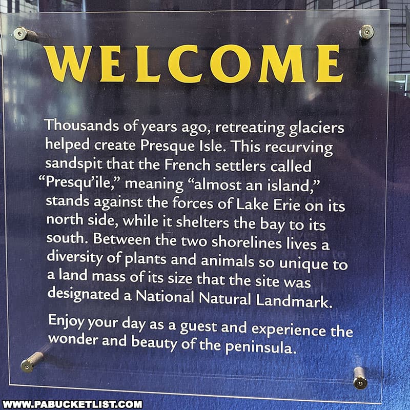 Welcome to Presque Isle State Park.