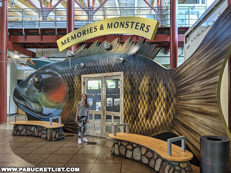 Memories and Monsters exhibit at he Tom Ridge Environmental Center in Erie PA