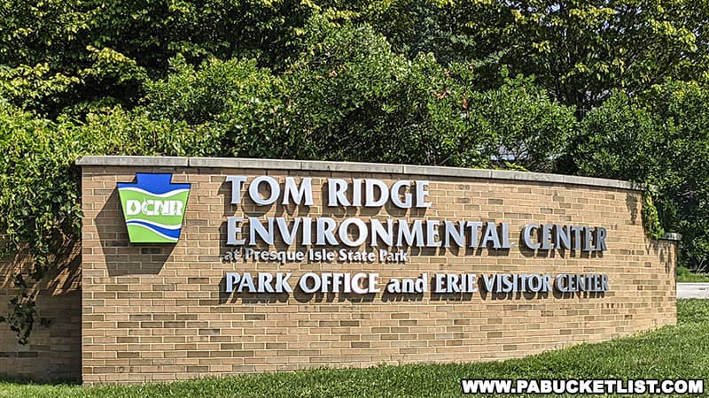 The Tom Ridge Environmental Center serves as the Presque Isle State Park office.