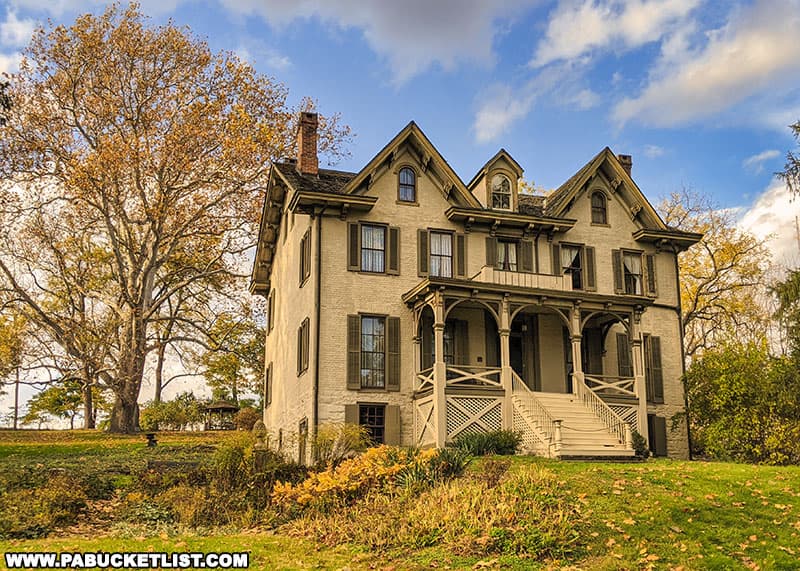 Touring Centre Furnace Mansion in State College Pennsylvania.