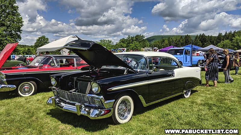 The AACA car show at the PA Military Museum is a Memorial Day tradition in Boalsburg PA.