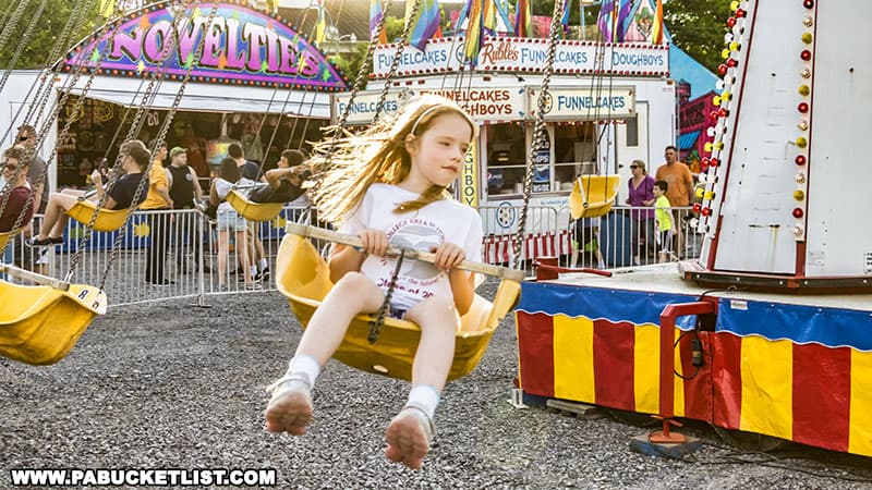 The Boalsburg Firemen's Carnival is an Memorial Day weekend tradition in Centre County PA.