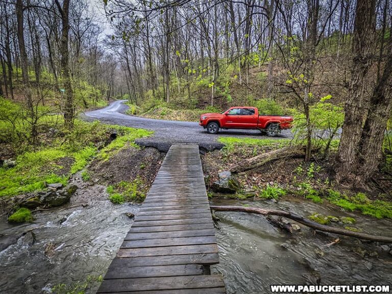 Exploring Cabbage Creek Falls in Blair County