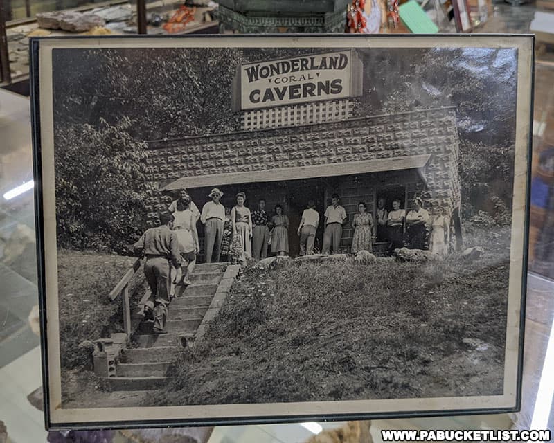 Coral Caverns in Bedford County was formerly knows as Wonderland Caverns.