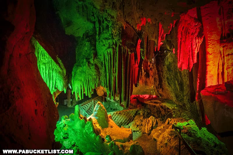 Exploring Coral Caverns in Bedford County