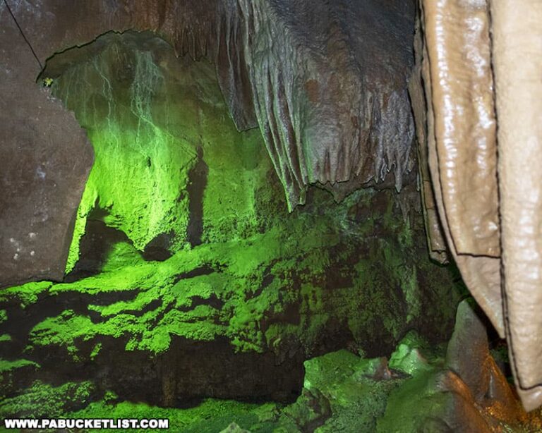 Exploring Coral Caverns in Bedford County