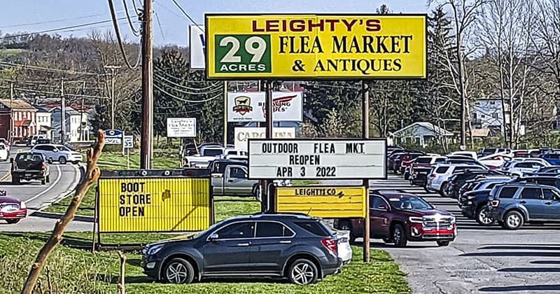 Exploring Leighty's Flea Market in Blair County Pennsylvania