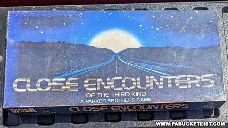 Vintage "Close Encounters of the Third Kind" game at Leighty's Flea Market in Blair County Pennsylvania.