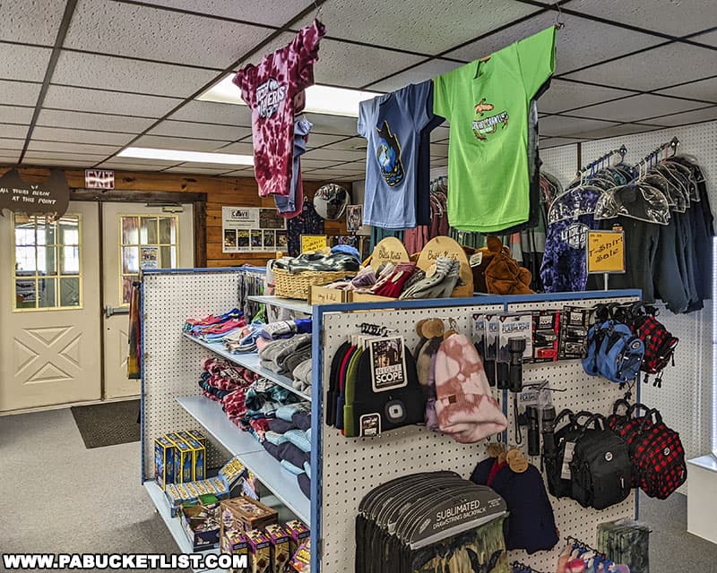 Lincoln Caverns in Huntingdon County has a large and well-stocked gift shop.