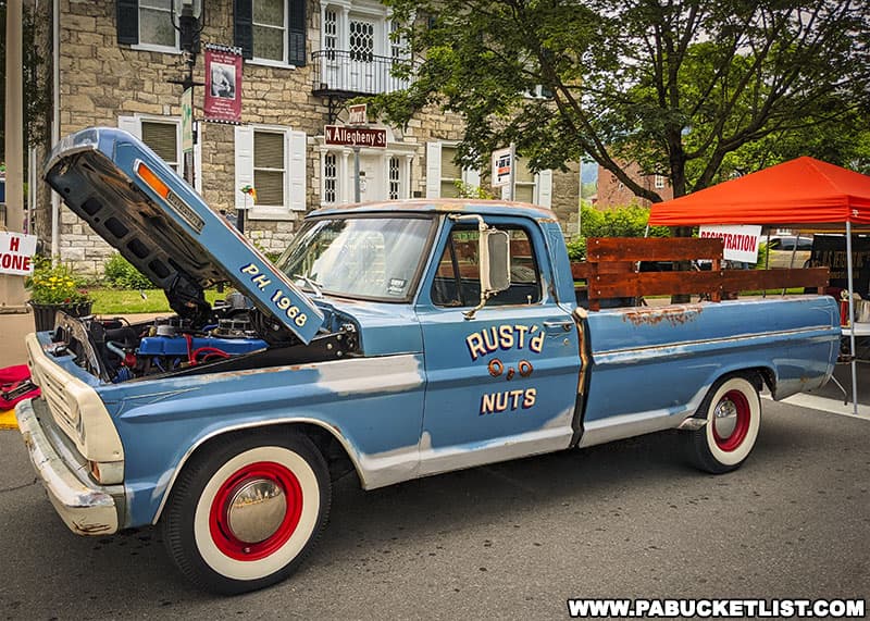 Vintage pick-up trucks are a popular attraction at the Bellefonte Cruise car show.