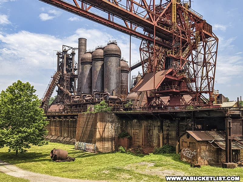 The Carrie Blast Furnaces are the the only pre-World War II 20th century blast furnaces to survive.