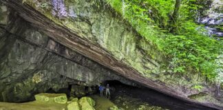 Exploring Tytoona Cave in Blair County Pennsylvania.