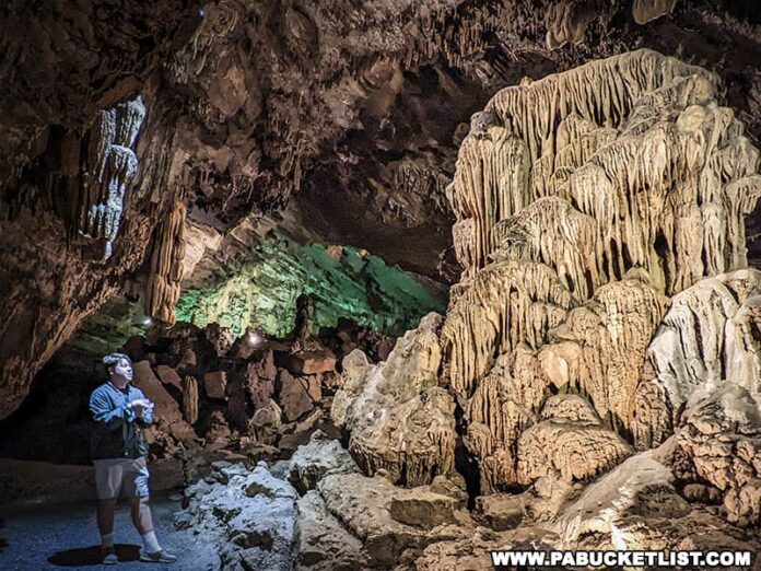 Exploring Woodward Cave in Centre County PA