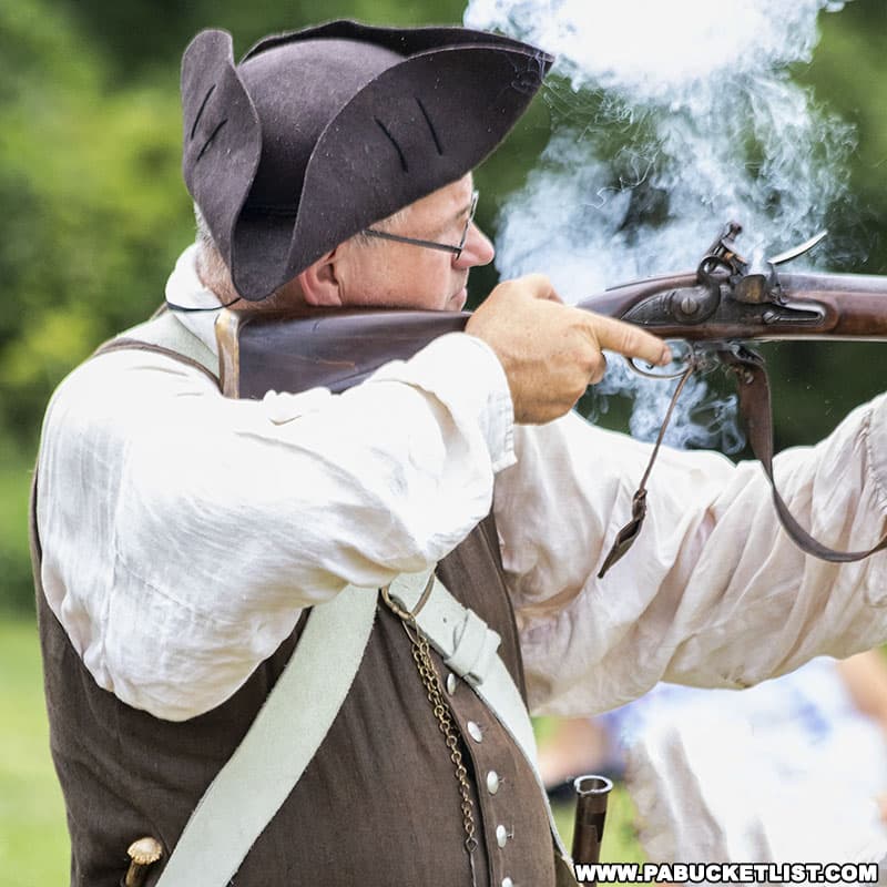 Revolutionary War Days at Fort Roberdeau in Blair County Pennsylvania.