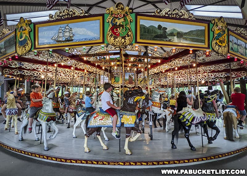 The Grand Carousel at Knoebels.