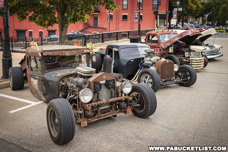 "Rat Rods" are a popular attractions at the Bellefonte Cruise car show.