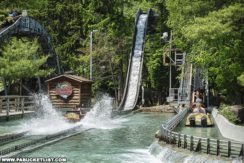 The Giant Flume at Knoebels.