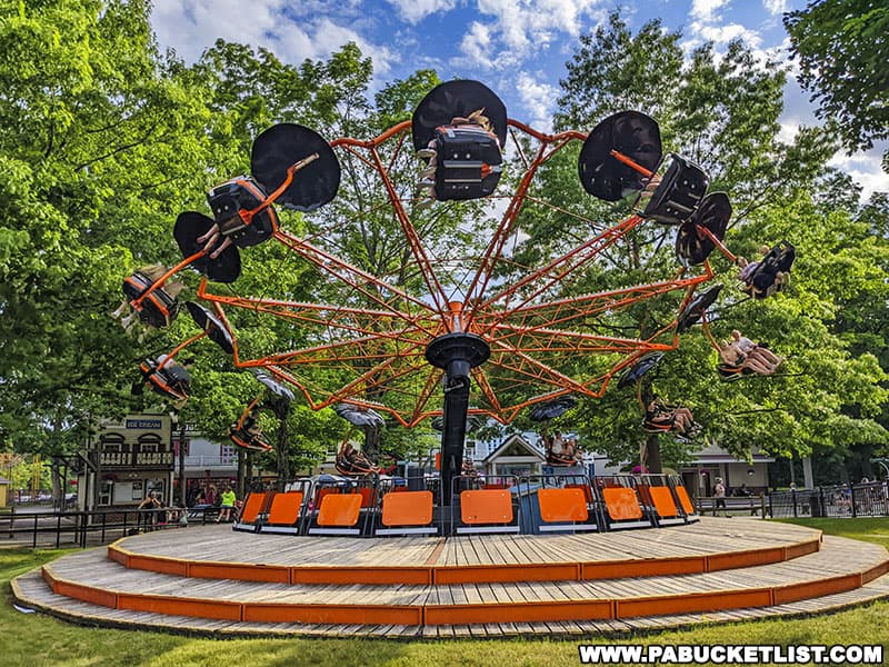 The Paratrooper ride at DelGrosso's Amusement Park.