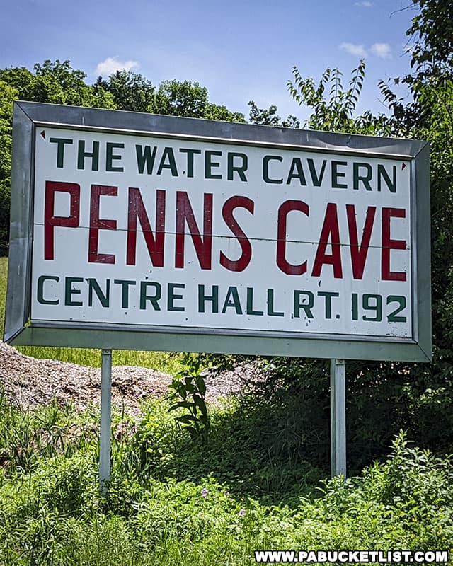 Penn's Cave is the only cave in Pennsylvania that is toured entirely by boat.