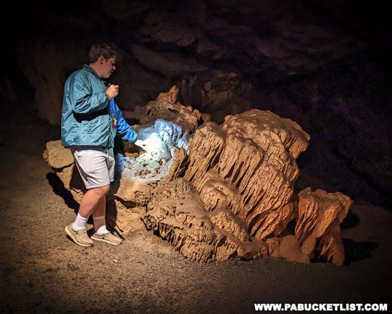 Exploring Woodward Cave in Centre County