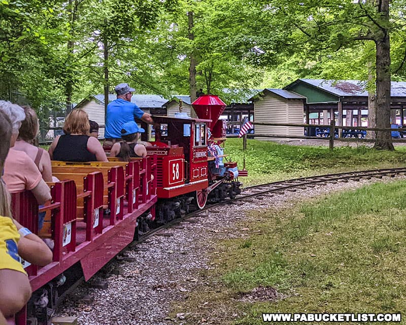 The Tipton Creek Railroad at DelGrosso's Amusement Park in Blair County PA.