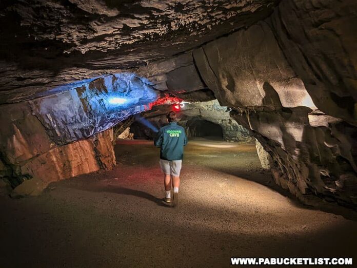 Exploring Woodward Cave in Centre County