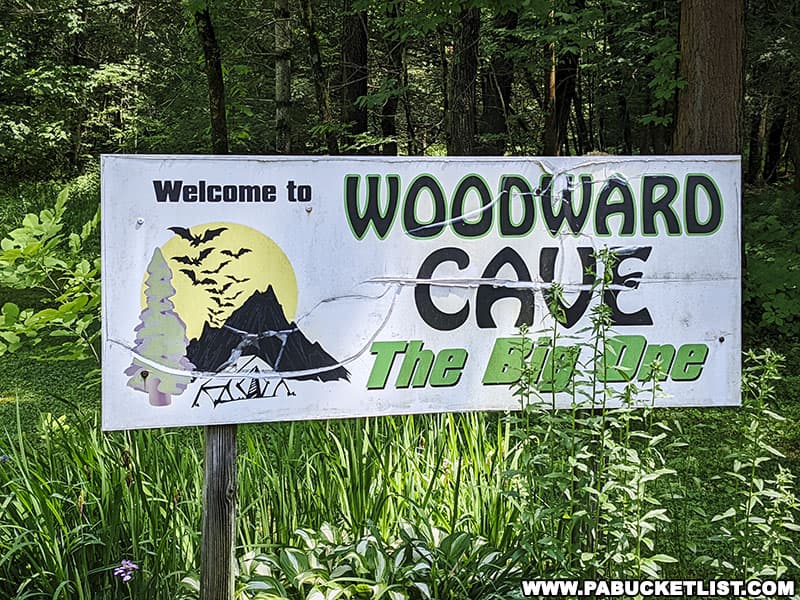 Woodward Cave in eastern Centre County, Pennsylvania.