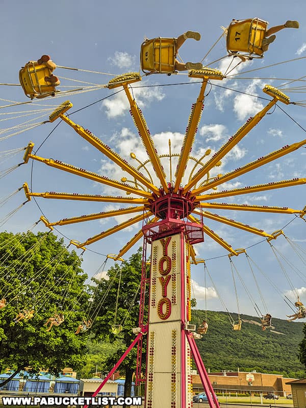 The Yoyo ride at DelGrosso's Amusement Park in Blair County Pennsylvania.