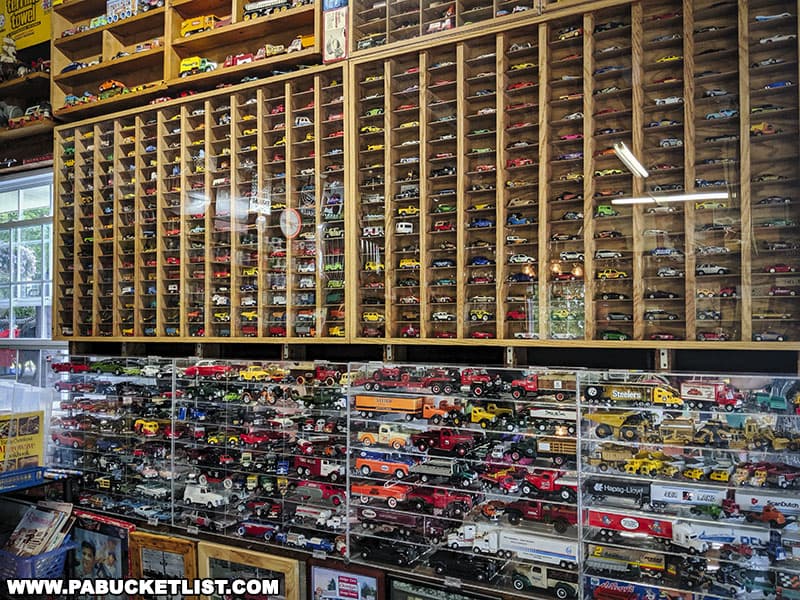Hot Wheel car collection at a previous 100 Mile Yard Sale in central Pennsylvania.