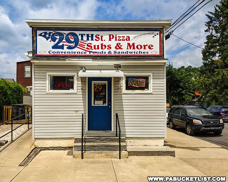 29the Street Pizza in Altoona is the home of Altoona-style Sicilian Pizza.
